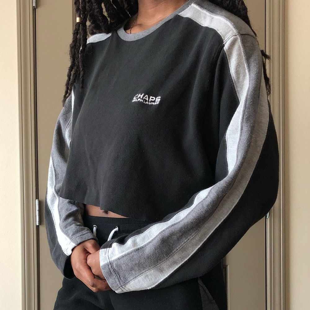 CHAPS RALPH LAUREN CROP TOP